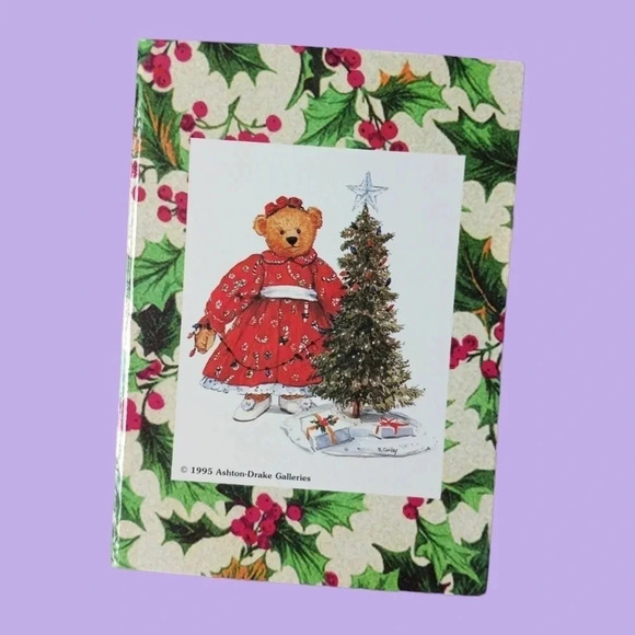 Ashton drake bear Eddie in december with christmas tree & gifts - Picture 6 of 14